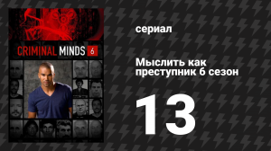 Мыслить как преступник 6 сезон 13 серия «Тринадцатый шаг» (сериал, 2005-2020)