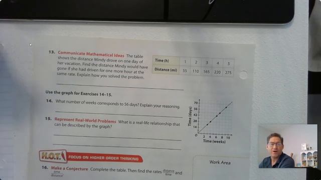 6th Grade GO Math Part 2 Lesson 7.1 Ratios, Rates, Tables, and Graphs pages 177-178 смотреть онлайн