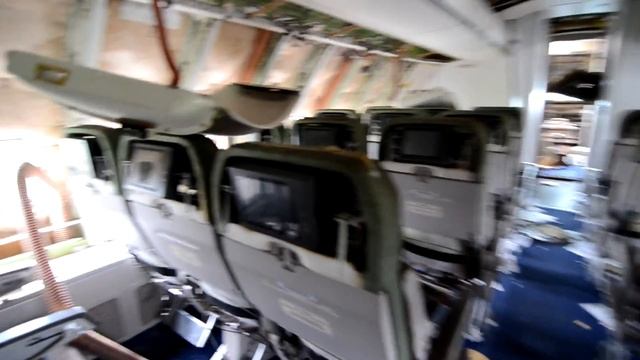 Abandoned Boeing 747 Airplane Aviation Salvage Yard
