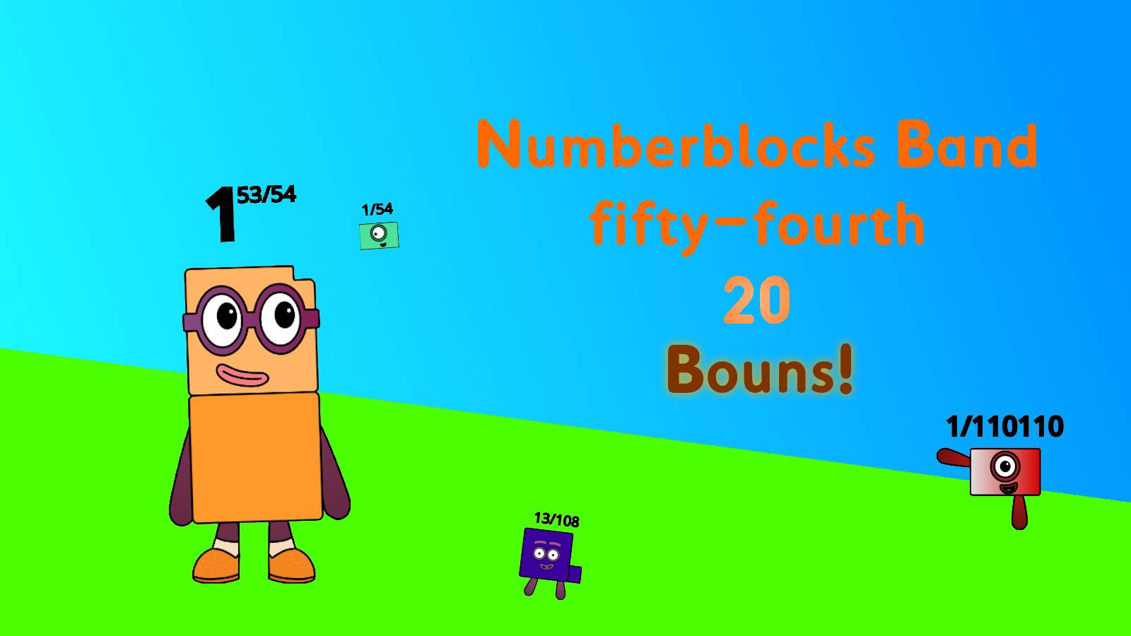 Numberblocks Band fifty-fourth 20 + BONUS смотреть онлайн