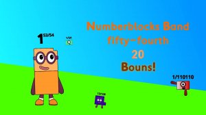 Numberblocks Band fifty-fourth 20 + BONUS