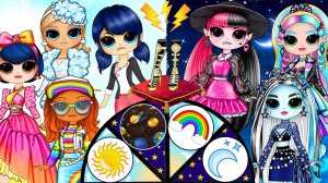 Девушка День или Девушка Ночь? Кто победит, Маринетт или Дракулаура? - Бумажные куклы и Сюрпризы