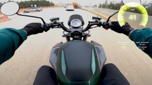 Тест-драйв комфортного Электромотоцикла WHITE SIBERIA SUPER SOCO TC WANDERER