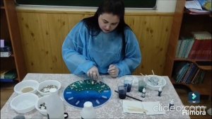 Мастер-класс 
Часы из эпоксидной смолы