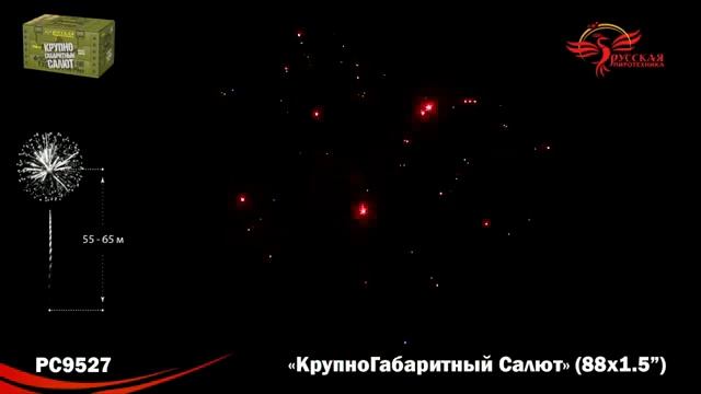 РС9527 Крупногабаритный салют (1,5" х 88) МОДУЛЬ 1/1 смотреть онлайн