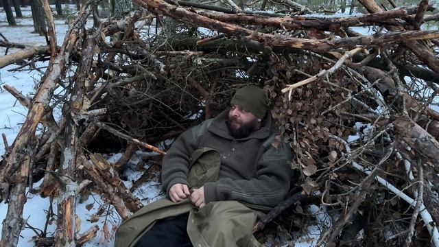 ВОЗМОЖНО ЛИ ВЫЖИТЬ В ЗИМНЕМ ЛЕСУ? НОЧЬ В ЛЕСУ. смотреть онлайн