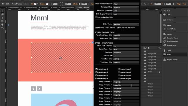 Using The NIVO Image Slider Widget In Adobe Muse - Tutorial By MuseThemes.com
