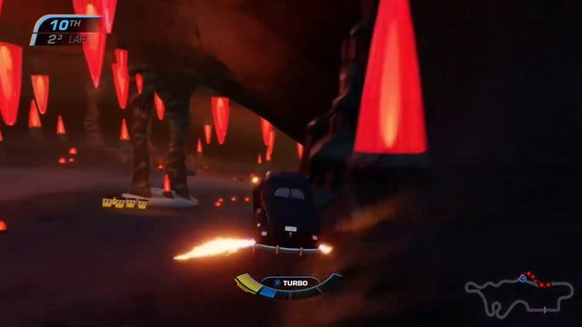 Junior Moon on the Radiator Springs wheel well loop. Cars 3 Driven to win part 11 of the series смотреть онлайн