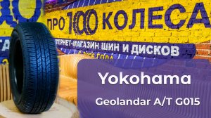 Обзор летних шин Yokohama Geolandar A/T G015