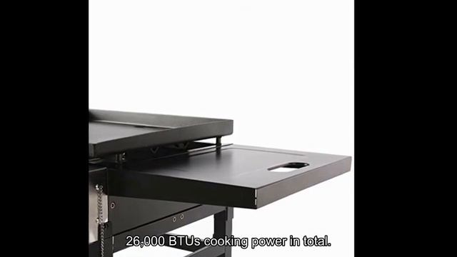 Royal Gourmet Regal GB2000 2-Burner Propane Gas Grill Griddle, 22'' L, Black