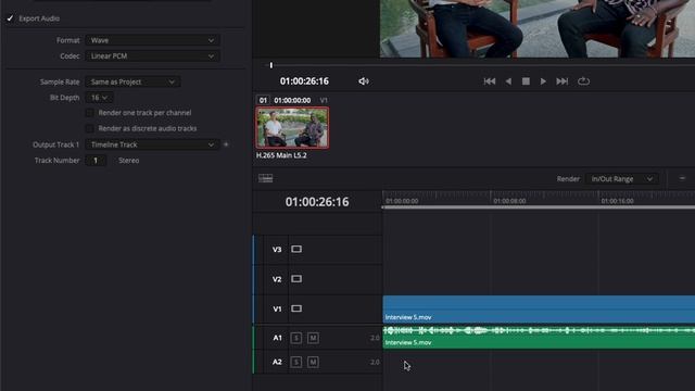Export Audio Only in Davinci Resolve смотреть онлайн