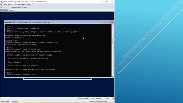 Windows 2016 Installation on SD card - Cisco UCS смотреть онлайн