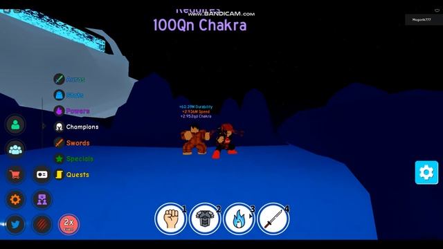 1 час гринда чакры в Anime Fighting Simulator смотреть онлайн