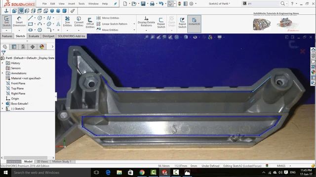 Preparing Parts for 3D Printing SolidWorks Tutorial смотреть онлайн