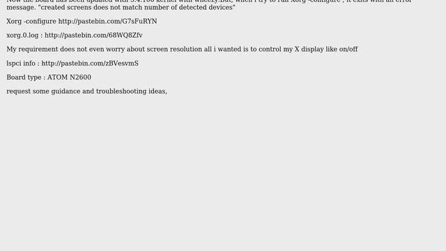 Unix & Linux: Upgrading guidance for Cedarview driver in Debian 6 - 2.6.32 смотреть онлайн