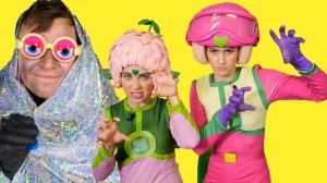 Мусорный и Бензиновый монстры VS Команда Флоры — Песенки Фортуны — Большая битва!