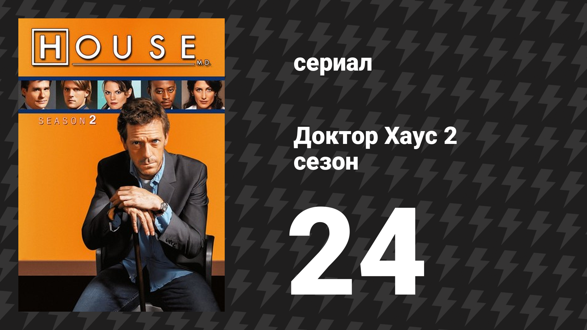 Доктор Хаус 2 сезон 24 серия «Без причины» (сериал, 2005) смотреть онлайн