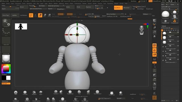 robot #zbrush #modeling #blender #3danimation #3dart #beginners #sculpting смотреть онлайн