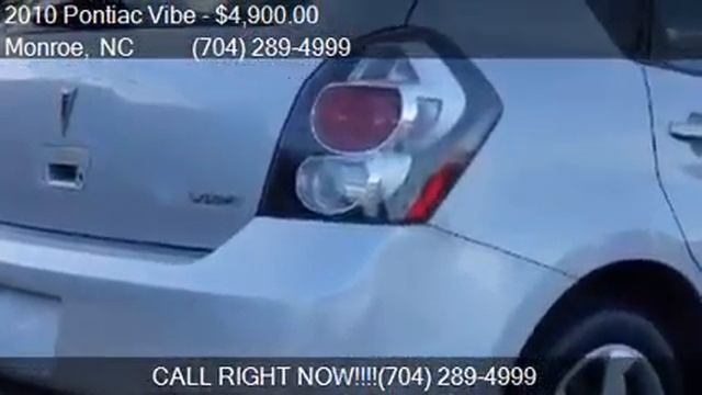 2010 Pontiac Vibe 1.8L 4dr Wagon for sale in Monroe, NC 2811 смотреть онлайн