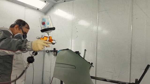 Технология ремонта нового элемента на голую сталь через кислотный грунт и акриловую эмаль смотреть онлайн