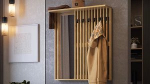 Вешалка с зеркалом Стиль Макси видеоинструкция по сборке.