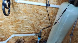 как подключить абиссинскую скважину по зимнему // очистка от железа на минималках