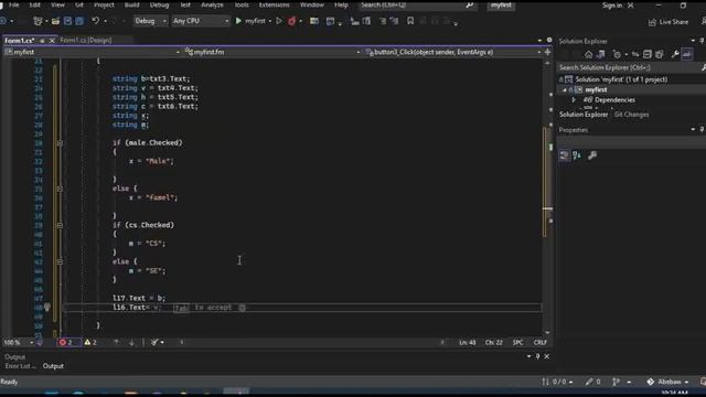 C# tutorial ፡ ክፍል 11/ Form Event Handling/Window Form/ #ethiopiaprograms / #habesha/ #ethiopia смотреть онлайн