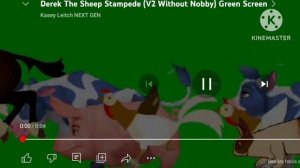 Derek The Sheep Massive Stampede Green Screen (My Version)