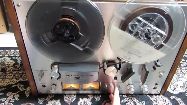 Akai GX-4000db Reel-to-Reel Tape Recorder playing classical music ! смотреть онлайн