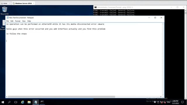 no operation can be performed on ethernet while it has its media disconnected смотреть онлайн