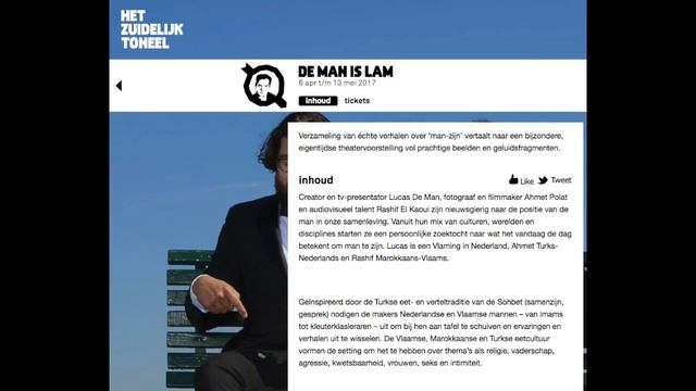Interview voor "De man is lam" met Ton van der Kroon & Jelle D'Hulster смотреть онлайн