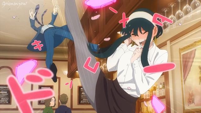 Loid Gets a Super Kick From Yor and Almost Knockout смотреть онлайн