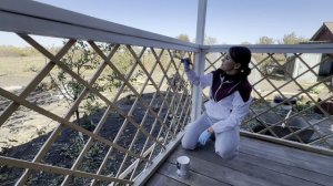 Покраска беседки/обшивка бани / цветник на участке