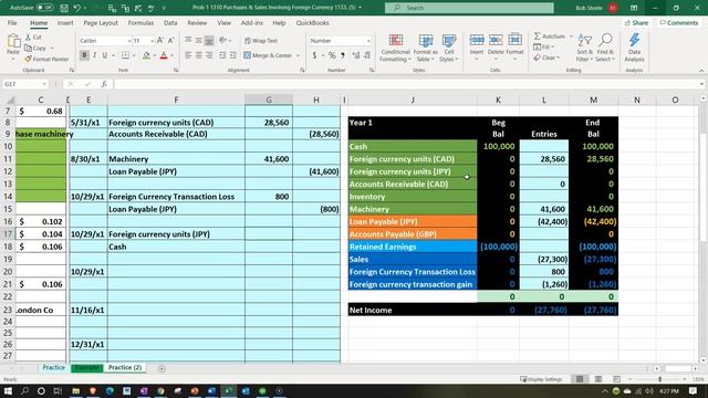 QuickBooks Online 2021 Multiple Currencies Transfer Money to Foreign Currency 1355 смотреть онлайн
