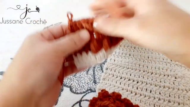 Encaixe do Vaso/Jogo de Banheiro Paula em Crochê смотреть онлайн