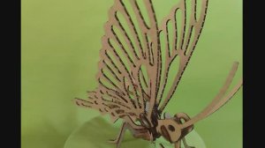 Бабочка. Сборная модель из картона. 3D пазлы. 5