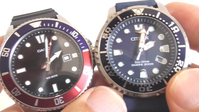 Casio MDV-107 VS Citizen BN 0151 смотреть онлайн