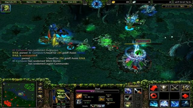 Dota contra IA смотреть онлайн