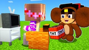 Я СТАЛ ЧЕБУРАШКОЙ И ЗАТРОЛЛИЛ СВОИХ ДРУЗЕЙ в МАЙНКРАФТ НУБ И ПРО ВИДЕО ТРОЛЛИНГ MINECRAFT Евгенбро