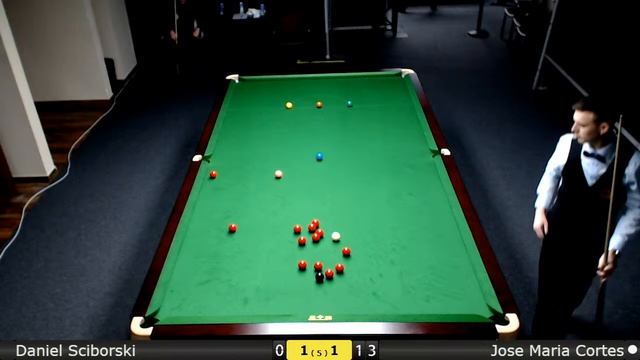 Snooker U21 Groups : Daniel Sciborski vs Jose Maria Cortes смотреть онлайн