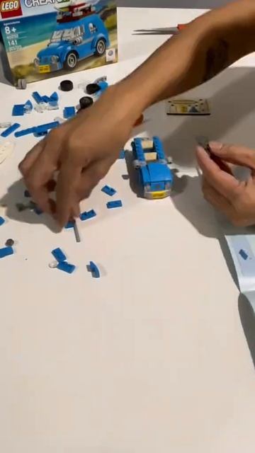 Lego Volkswagen Beetle #lego #legocreator #afol