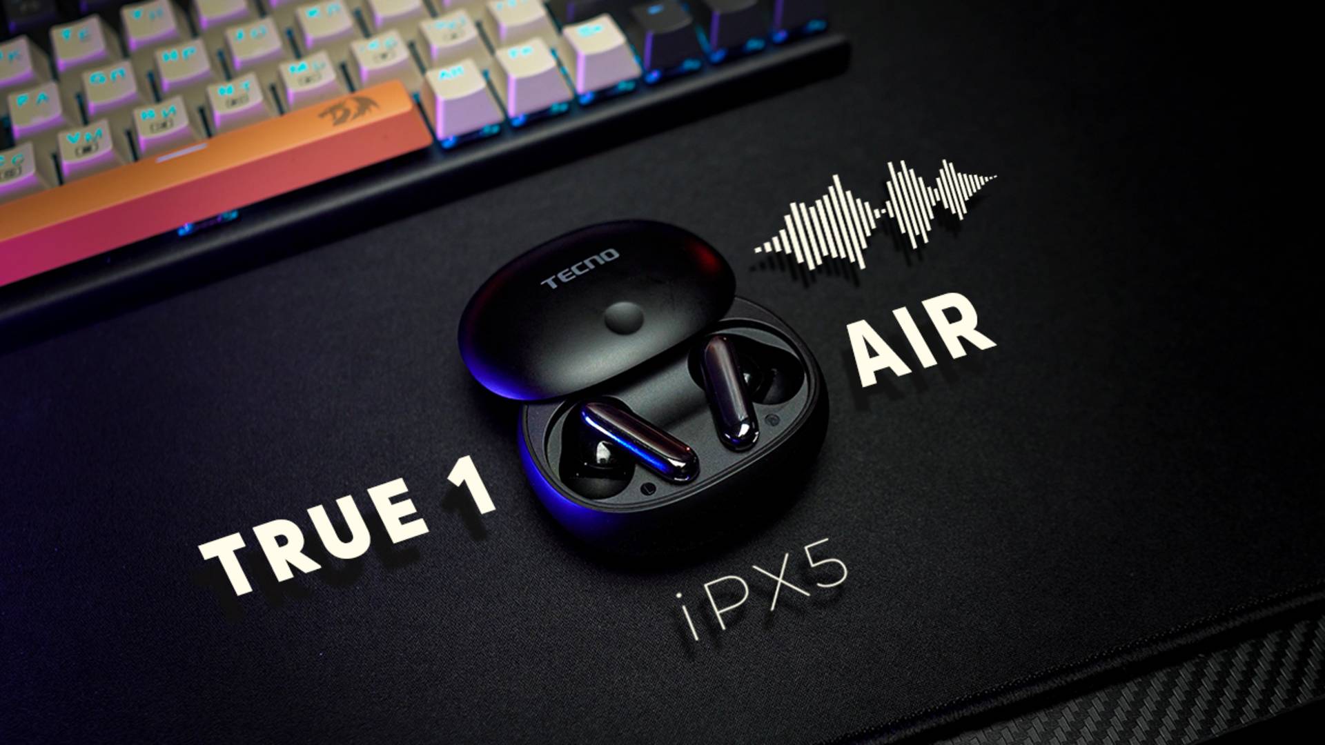 TWS-ки на 50 часов с сочным басом и шумоподавлением - Обзор TECNO True 1 Air смотреть онлайн