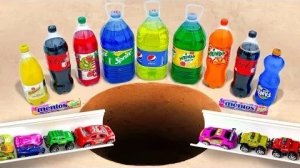 Мультики для детей ЭКСПЕРИМЕНТ: 1000 шариков против гоночных машин,