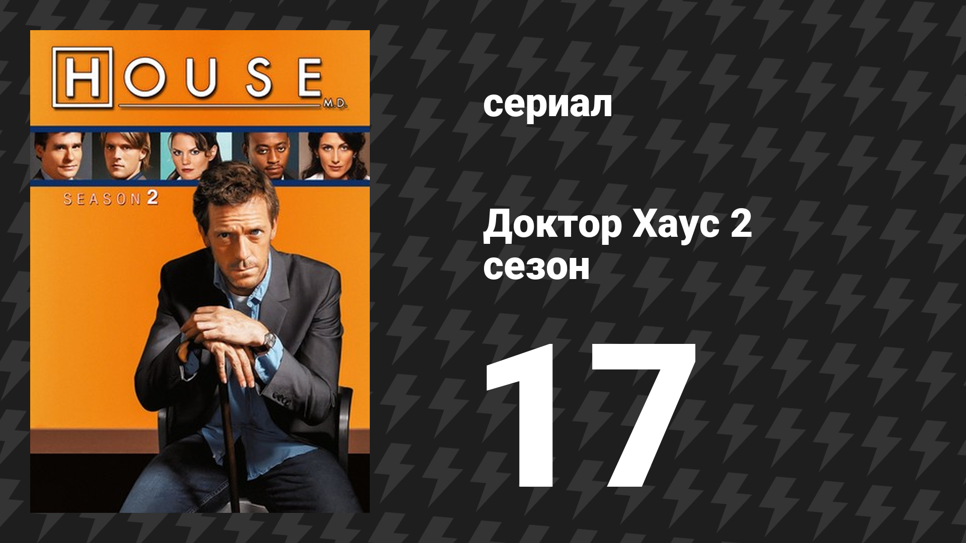 Доктор Хаус 2 сезон 17 серия «Ва-банк» (сериал, 2005) смотреть онлайн