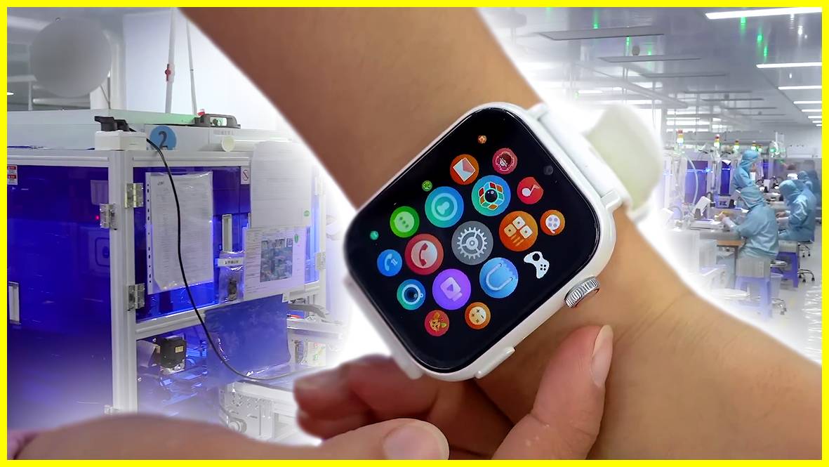 Производство "умных" часов в Китае! смотреть онлайн