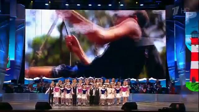 Big children's choir of VGTRK - "Merry wind". смотреть онлайн