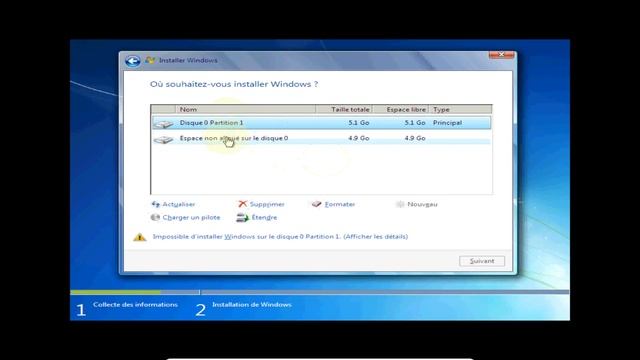 Installer Windows 7 étape par étape смотреть онлайн