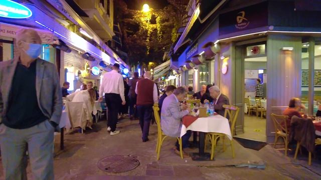 Istanbul Kadikoy Çarşi Night Walking Tour 6 November 2021|4k UHD 60fps