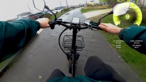 Катаюсь по лужам - тест драйв в суровых условиях! Электровелосипед на больших колесах - Minako F11