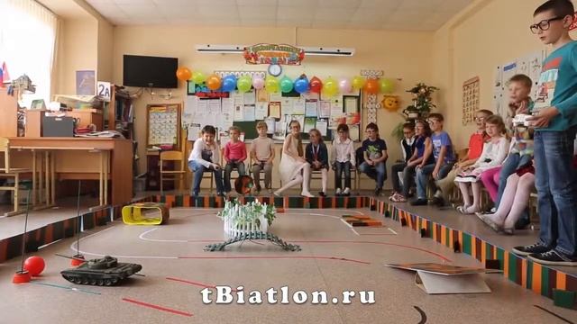 Танковый биатлон для детей :) смотреть онлайн